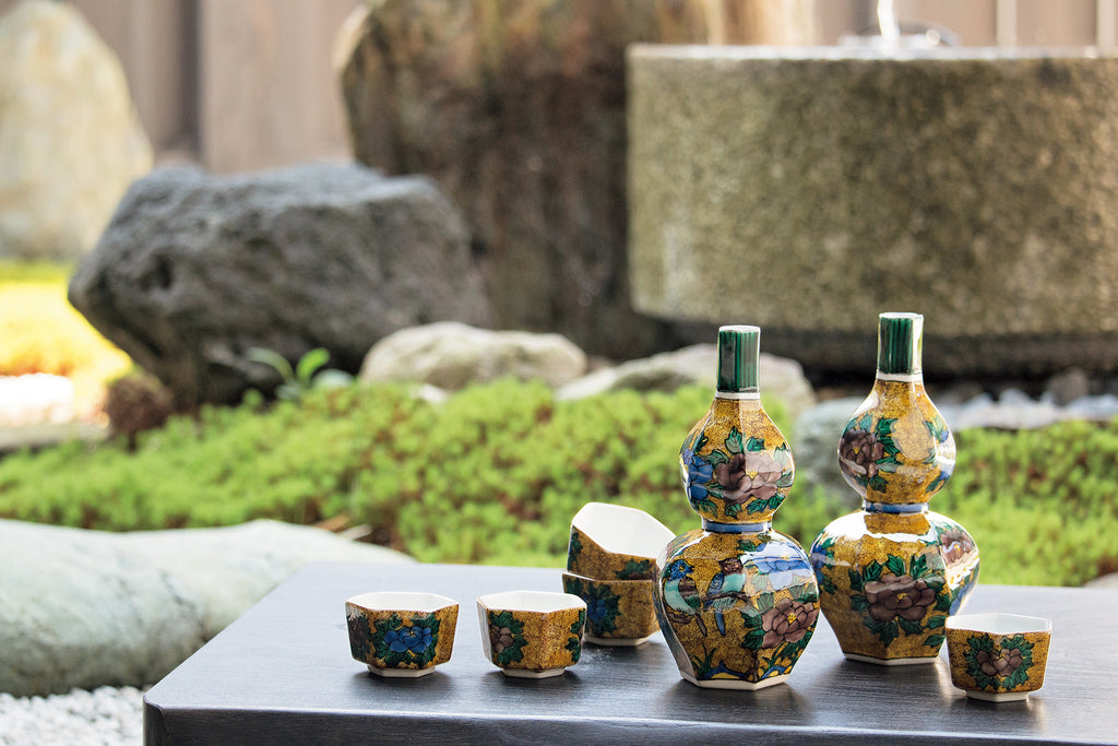 AWASAKA Japanese Golden Sake Set│Made in Japan │Minoware – DOT‧點子