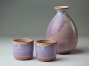 Purple Hagi Ware Sake Set