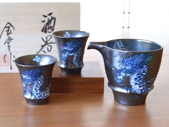 AWASAKA Japanese Golden Sake Set│Made in Japan │Minoware – DOT‧點子