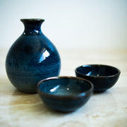 Navy Blue Arita Porcelain Sake Set