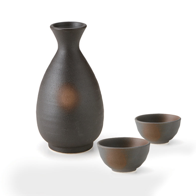 Black Bizen Sake Set – SAKE.treat